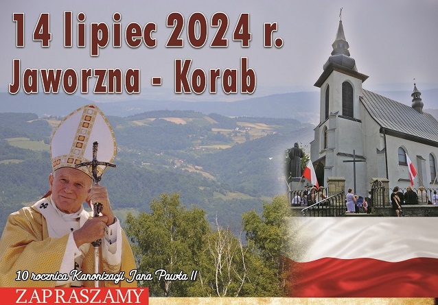 W dniu 14 lipca  2024 r. na górze Korab-Jaworzna odbędą się uroczystości Patriotyczno-Religijne.