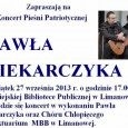 Koncert Pieśni Patriotycznej Pawła Piekarczyka