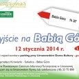 Zapraszamy na wspólną wędrówkę na Babia Górę 12 stycznia 2014 r.