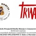 Koło Przyjaciół Radia Maryja w Limanowej zaprasza 11 stycznia na Spotkanie Opłatkowe