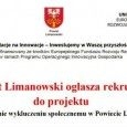 Powiat Limanowski ogłasza rekrutację do projektu „Przeciwdziałanie wykluczeniu społecznemu w Powiecie Limanowskim”