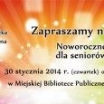 Spotkanie dla seniorów w Miejskiej Bibliotece Publicznej w Limanowej