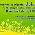 Wiosenne spotkanie seniorów w bibliotece