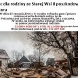 Pilna pomoc dla rodziny ze Starej Wsi II poszkodowanej w wyniku pożaru